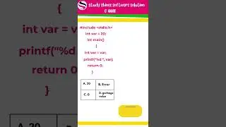 C program quiz 