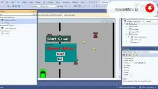 Car Racing Game in C# (Visual Studio 2022)