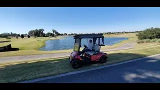Buena Vista cart path in The Villages. Just for fun.
