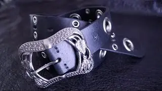 4年ぶりに革ベルト作ってみた。How to make a leather belt