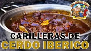 Carilleras de cerdo Iberico en salsa | Braised Iberico cheeks in red wine stew