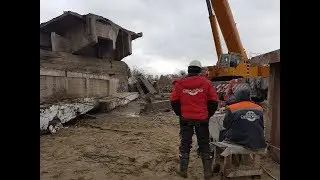 Bridge construction ➤ Reconstruction of bridges, all dismantling in 25 seconds.