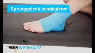 TRUETAPE®:  Sprunggelenk bandagieren | Anleitung mit der Haftbandage