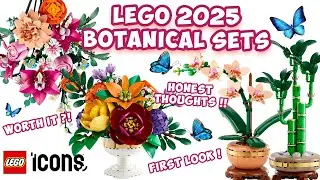 ⚠️NEW⚠️ LEGO Icons Botanical 🌸🪻🪷🎍 Collection 2025‼️ LEGO Leaks ⁉️ | Early Review & HONEST Thoughts 💭