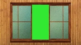 No copyright Green Screen Doors and Windows Video Background 006