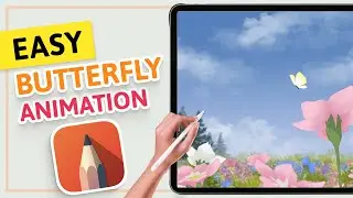 Easy Butterfly Animation | Autodesk Sketchbook | Beginner Friendly