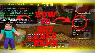 HOW TO GET FREE GAMER RANK IN APPLE MC LIFESTEAL SMP||HINDI #minecraft#lifesteal#freerank #applemc