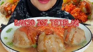 ASMR BAKSO TETELAN #asmreating #asmreats #asmrfood #asmrbakso #asmrspicy #asmrpedas