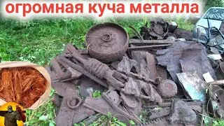 Очень тяжёлые детали . Коп металла 2022 .