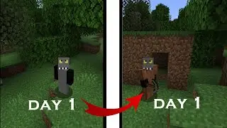 I survived 1 day in Minecraft Hardcore