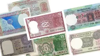 Old Indian currency notes
