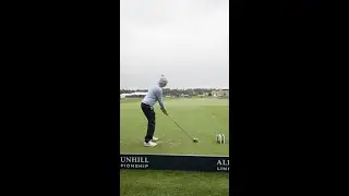 Matt Fitzpatrick tees off at The Old Course