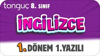 8.Sınıf İngilizce 1.Dönem 1.Yazılıya Hazırlık 📑 #2025