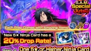 3 step summon Madara Edo (Reanimation) ll Naruto x Boruto ninja voltage