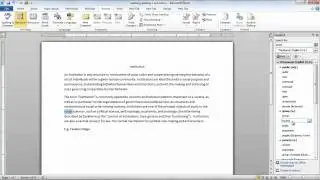 How to find synonyms in Microsoft Word 2010