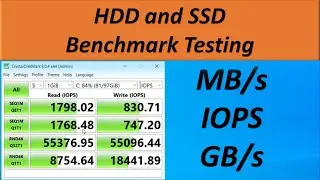 How to hard disk benchmark test || 