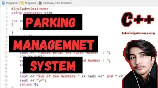 Project in C++ On Parking Management System || RFK Programming Fundamental ||  Urdu & Hindi
