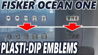 Fisker Ocean One - Plasti Dip Emblems