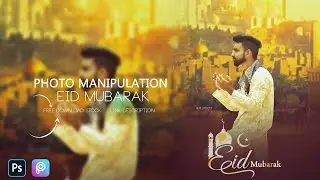 Eid mubarak photo editing 2022 || Eid photo editing || eid mubarak photo editing photoshop