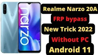 Realme Narzo 20a 20,20Pro,30,30A frp Bypass Without pc #frp #narzo #pasword