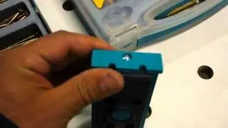 review of the device for drilling under the oblique screw from wolfcraft