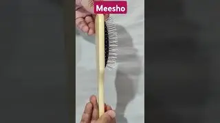 BIG HAIR BRUSH FROM MEESHO #meesho #meeshohaul #hairbrushes #unboxingworld #meesho