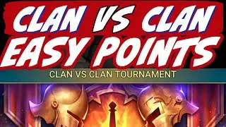 Clan vs CLan getting easy points! CvC Raid Shadow Legends