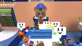 Roblox - Bee Swarm Simulator -  Starting Dapper Bear's Liquid Motivation Quest.