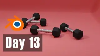 Day 13 of learning blender - Dumbells