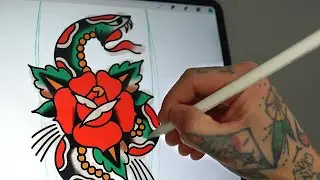 Create TATTOO DESIGNS for Clients using Procreate