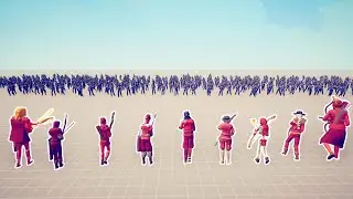 ALL ARCHERS + MODDED vs MELEE UNIT - Totally Accurate Battle Simulator TABS