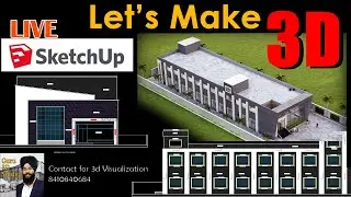 Exterior 3d Modeling SketchUp Live | Guru 3d Studio