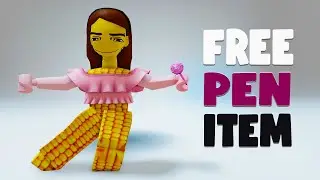 GET THIS NEW FREE ROBLOX PEN ITEM 😱🌽