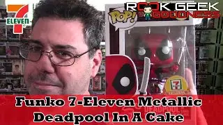 Funko 7-Eleven Exclusive Metallic Deadpool In A Cake