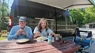 A Weekend Getaway Rose Creek Campground in Franklin, NC | Biscuits & Gravy | Hotdogs Homemade Chili