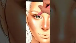 Creating Stunning Makeup Looks in Procreate with My Brush Set!  #procreate #procreatebrushes