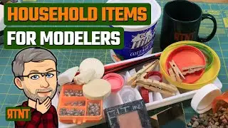 10 Common Household Items I Use in Model Railroading