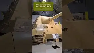 The Tank Museum's WWII Jagdtiger or Hunting Tiger - One of the three surviving heavy tank destroyers