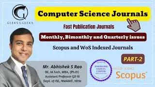 10 Best Computer Science SCOPUS & WoS Journals| Fast Publication Journals - Part-2