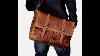 WIND Ruavintage | Bandolera de Cuero para Hombre | Bolsa Tiracolo em pele para Homem