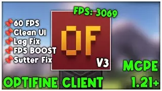 Optifine V3 For MCPE 1.21+ (FPS BOOST)🔥