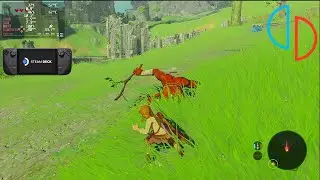 Breath of the Wild Steam Deck Performance Gameplay | Yuzu EA 3537 New Improvements 2023 Steam OS