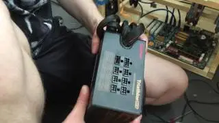 Сгорела линия GPU на блоке питания. Не правильная эксплуатация. Майнинг проблемы.