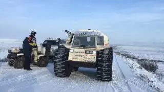 Х5 прокатилась на «Шерпах» по Чукотке