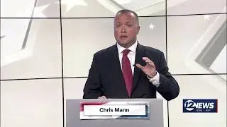 Chris Mann Kansas AG Debate clip closing statement "Kobach always running for office" -Oct 18,  2022