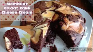 Cake Chocolate Cream Cheese | Cake Coklat Krim Keju