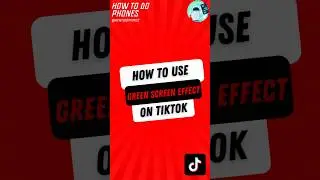 How To Use Green Screen Effect on TikTok