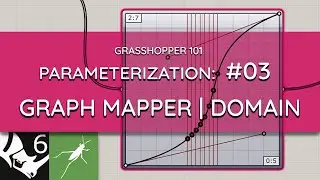 Grasshopper 101: Parameterization | #03 Graph Mapper Domains
