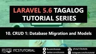 10. Laravel Crud Part 1: Database Migrations and Models (Tagalog)