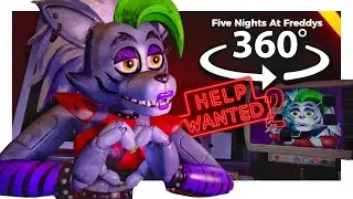 360° YOU Are ROXY's BEST FRIEND in VR! | Five Nights at Freddys HELP WANTED 2